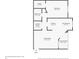 Floor plan showing a one bedroom apartment layout at 1037 S Hiawassee Rd # 2815, Orlando, FL 32835