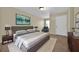 Main bedroom with plush carpeting and modern decor at 1614 Columbia Arms Cir # 248, Kissimmee, FL 34741