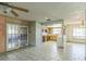 Kitchen with light wood cabinets and adjacent dining area at 1716 Sprucewood Ln, Orlando, FL 32818