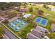 Community features tennis courts, pool, clubhouse, and nearby golf course at 8019 Arcadian Ct, Mount Dora, FL 32757