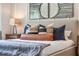 Primary bedroom with plush bedding and neutral tones at 1429 Swift Ct, Kissimmee, FL 34759