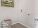 Convenient laundry room with space for a hamper and storage at 1512 Ellesmere Ave, Haines City, FL 33844