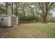 Backyard with shed and well-manicured lawn at 328 Sterling Rose Ct, Apopka, FL 32703