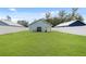 Large backyard with a shed and privacy fence at 626 Nw 9Th Ave, Webster, FL 33597