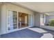 Screened porch with sliding glass doors opening to living area at 1084 Villa Ln # 72, Apopka, FL 32712