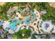 Aerial view of resort-style pool and water park at 1370 Centre Court Ridge Dr # 304, Kissimmee, FL 34747