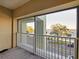 Balcony with view of the waterfront and streetscape at 225 W Seminole Blvd # 206, Sanford, FL 32771
