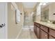 Clean bathroom with shower and vanity at 2948 Banana Palm Dr, Kissimmee, FL 34747