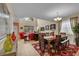 Formal dining room with a wood table and seating for six at 2948 Banana Palm Dr, Kissimmee, FL 34747
