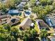 Aerial view showing home's location in a residential neighborhood at 3151 Berridge Ln, Orlando, FL 32812