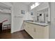 Clean bathroom with double vanity and granite countertop at 3205 Gold Ln, Kissimmee, FL 34747