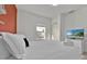Mickey Mouse themed bedroom with a queen bed and TV at 3205 Gold Ln, Kissimmee, FL 34747