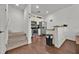 Modern kitchen with stainless steel appliances and light cabinets at 3205 Gold Ln, Kissimmee, FL 34747