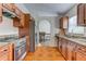 Modern kitchen with granite countertops and stainless steel appliances at 762 Toulon Dr, Kissimmee, FL 34759