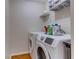 Convenient laundry room with washer and dryer at 762 Toulon Dr, Kissimmee, FL 34759