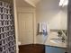 Clean bathroom with double sinks and granite countertops at 9004 Shine Dr, Kissimmee, FL 34747