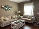 Cozy living room featuring neutral tones and comfortable seating at 9004 Shine Dr, Kissimmee, FL 34747