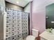 Small bathroom with shower and Paris-themed decor at 2477 Shanti Dr, Kissimmee, FL 34746