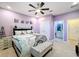 Paris-themed bedroom with Eiffel Tower decor and king-size bed at 2477 Shanti Dr, Kissimmee, FL 34746