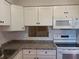 Updated kitchen with white cabinets and granite countertops at 2860 N Powers Dr # 8, Orlando, FL 32818
