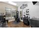 Well-equipped barbershop with stylish barber chair and tools at 5368 Diplomat Ct # 104, Kissimmee, FL 34746