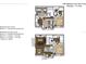 Two-story floor plan showing bedroom and bathroom layouts at 5368 Diplomat Ct # 104, Kissimmee, FL 34746