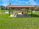 Relaxing picnic area with tables under a shaded pavilion at 1216 Big Bass Dr, Ormond Beach, FL 32174