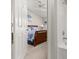 Bedroom with a queen bed and access to a bathroom at 2361 Silver Palm Dr, Kissimmee, FL 34747