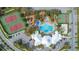 Resort-style pool, tennis courts, playground, and basketball court at 2361 Silver Palm Dr, Kissimmee, FL 34747