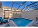 Private screened pool and patio area at 2361 Silver Palm Dr, Kissimmee, FL 34747