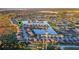 Aerial view showcasing the home's location in a desirable neighborhood at 2609 Mead Ave, St Cloud, FL 34771