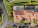 Top-down view of house and surrounding landscape at 404 Brunello Dr, Davenport, FL 33897
