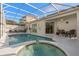 Private pool and spa with screened enclosure at 404 Brunello Dr, Davenport, FL 33897