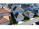 Aerial view showcasing home's garage and location at 7309 Tidepool Pl, Celebration, FL 34747