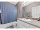 Clean bathroom with tub shower combo and vanity at 1178 Black Walnut Ct, Winter Springs, FL 32708