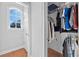 Large walk-in closet with ample hanging and shelving space at 1178 Black Walnut Ct, Winter Springs, FL 32708