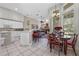 Open concept kitchen with island, breakfast nook and Gathering room view at 1178 Black Walnut Ct, Winter Springs, FL 32708