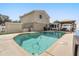 Refreshing kidney-shaped pool and backyard view at 1713 Pinon Cir, Saint Cloud, FL 34769