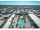 Aerial view of apartment community with pool and ample parking at 1930 Conway Rd # 2, Orlando, FL 32812