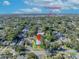 Aerial view showing house location near the Packing District at 2000 N Westmoreland Dr, Orlando, FL 32804