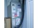 High-efficiency Carrier HVAC system in the garage at 2825 Attwater Loop, Winter Haven, FL 33884