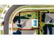 Bird's eye view of house, pool, and backyard at 4381 Davos Dr, Clermont, FL 34711