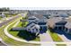 Two-story house situated in a residential neighborhood with a view of surrounding homes at 4381 Davos Dr, Clermont, FL 34711