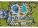 Aerial view of resort-style pool and water park at 471 Lasso Dr, Kissimmee, FL 34747
