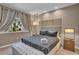 Elegant bedroom with a king-size bed and stylish decor at 7598 Brooklyn Dr, Kissimmee, FL 34747