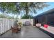 Private backyard with deck and seating area at 7707 Country Pl, Winter Park, FL 32792