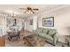 Bright dining area with table and chairs, open to the kitchen at 903 Charo Pkwy # 836, Davenport, FL 33897