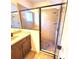 Bathroom with shower, tile flooring and vanity at 1720 Crocker Ave, Orlando, FL 32806