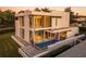 Luxury home with pool and landscaped yard; modern architecture at 2661 Via Tuscany, Winter Park, FL 32789
