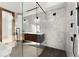Spa-like bathroom with marble finishes and shower at 2661 Via Tuscany, Winter Park, FL 32789